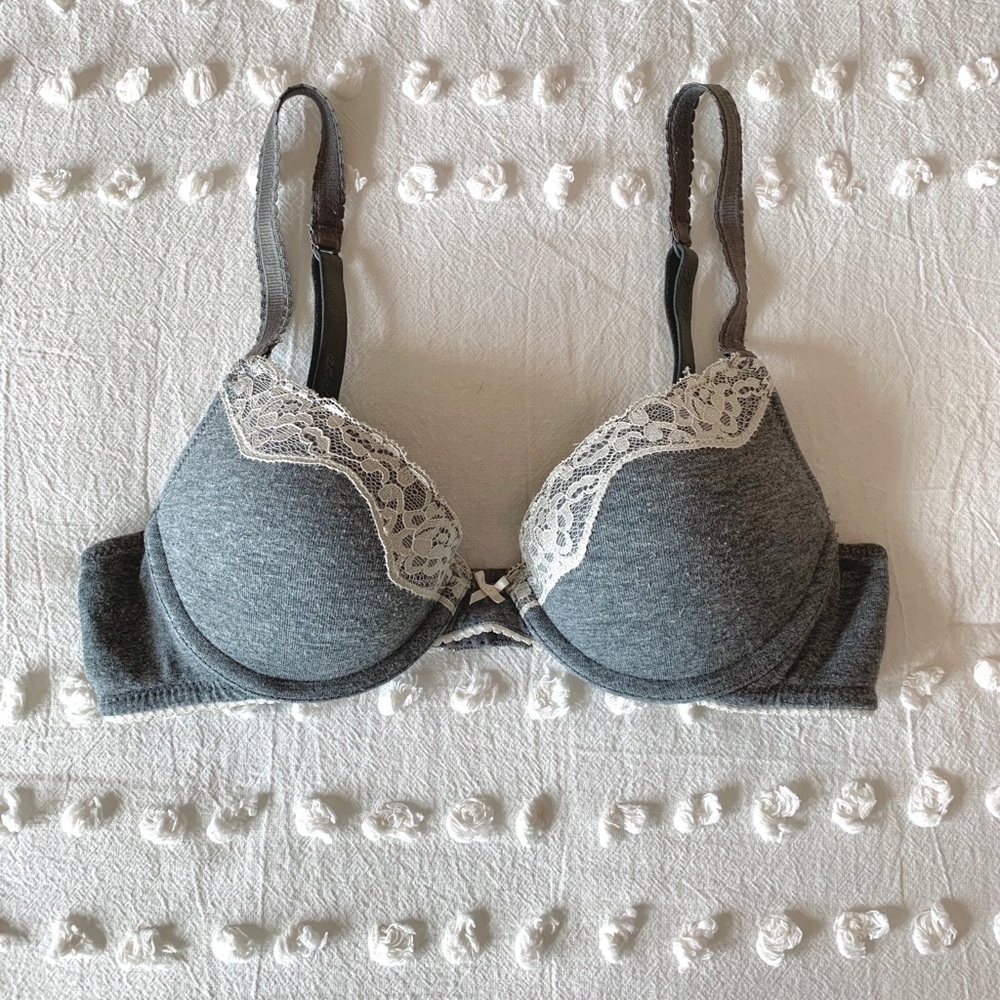 Gray Arie Lace Bra